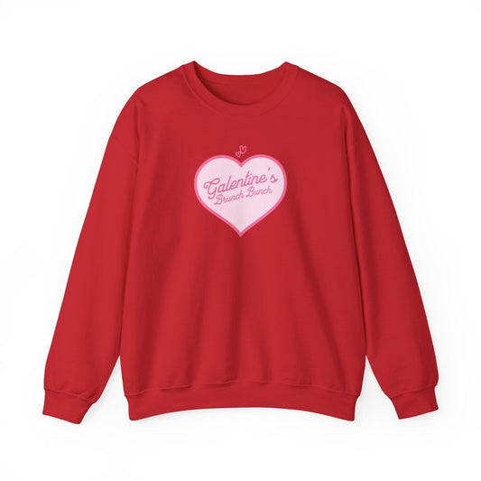 Galentine’s Brunch Bunch Shirt | Cute Pink Heart Valentine Sweatshirt