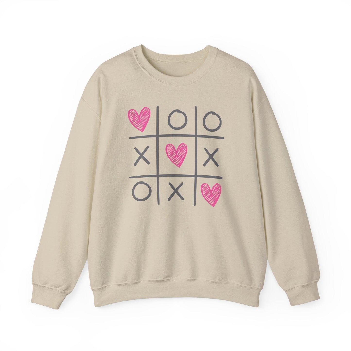 Tic Tac Love Valentine Shirt | XOXO Heart Game Sweatshirt