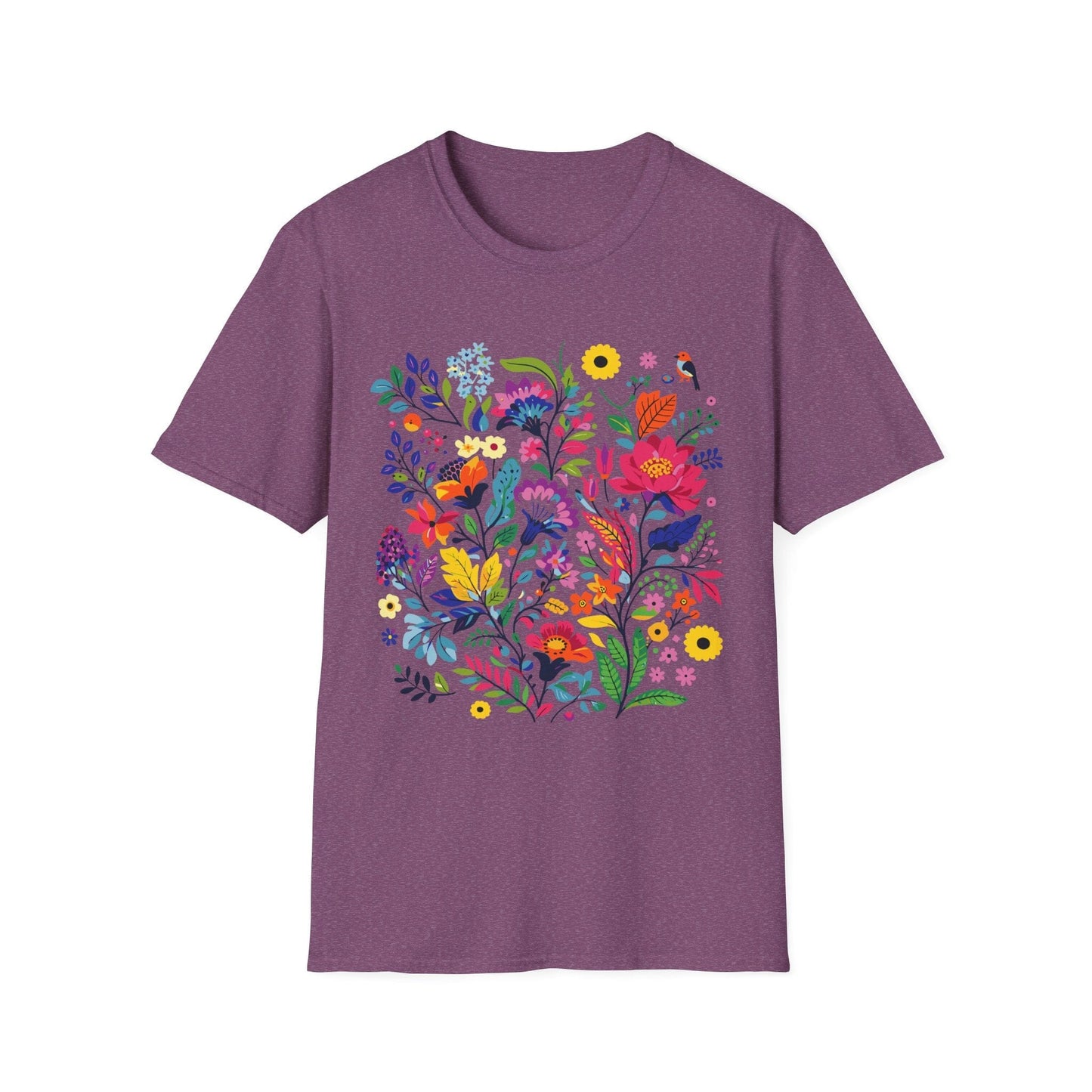 Bloom & Bright Spring Floral Shirt | Colorful Botanical Graphic Tee