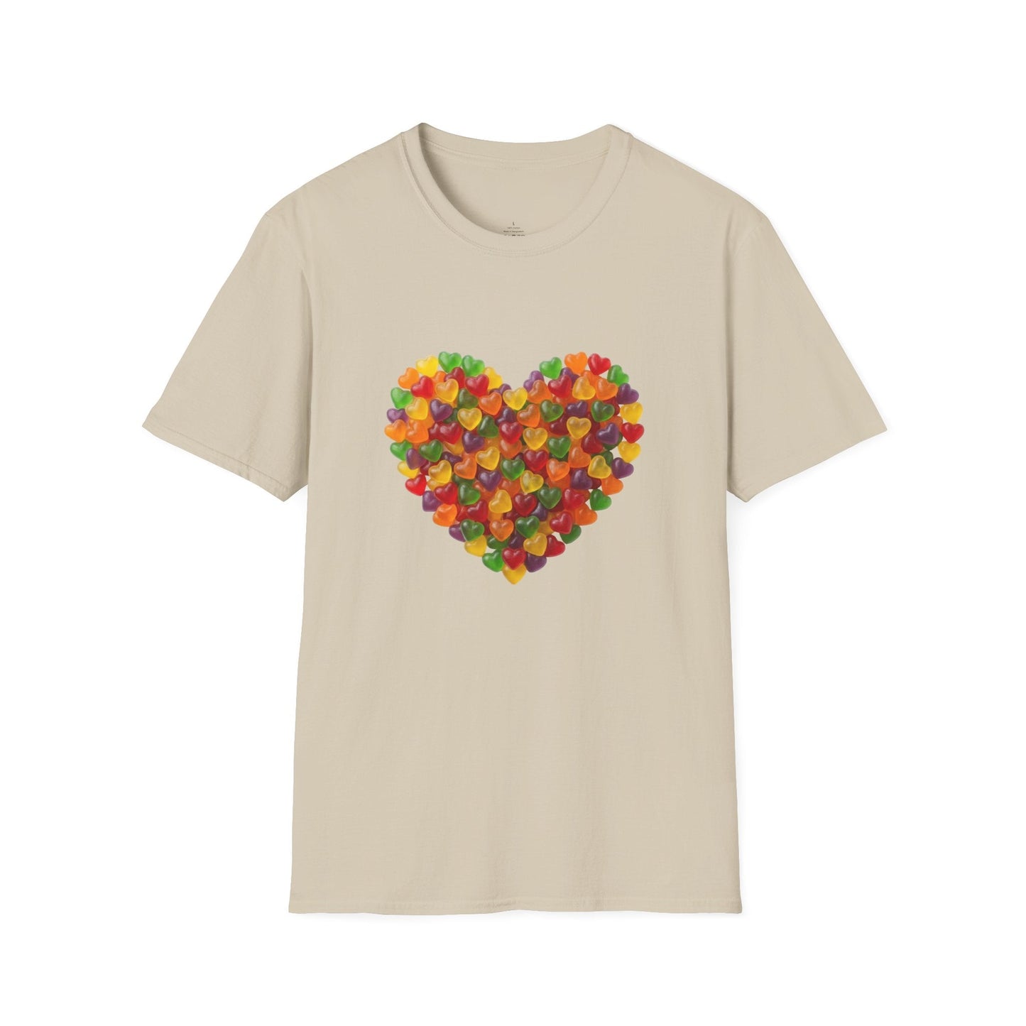 Candy Heart Love Shirt | Colorful Gummy Heart Valentine Tee