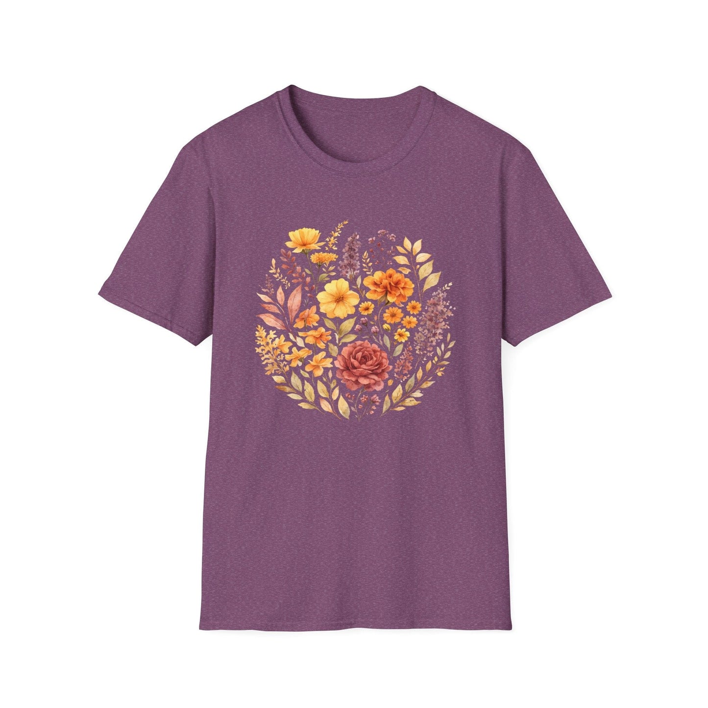 Soft Spring Floral Bouquet Shirt | Watercolor Wildflower Graphic Tee