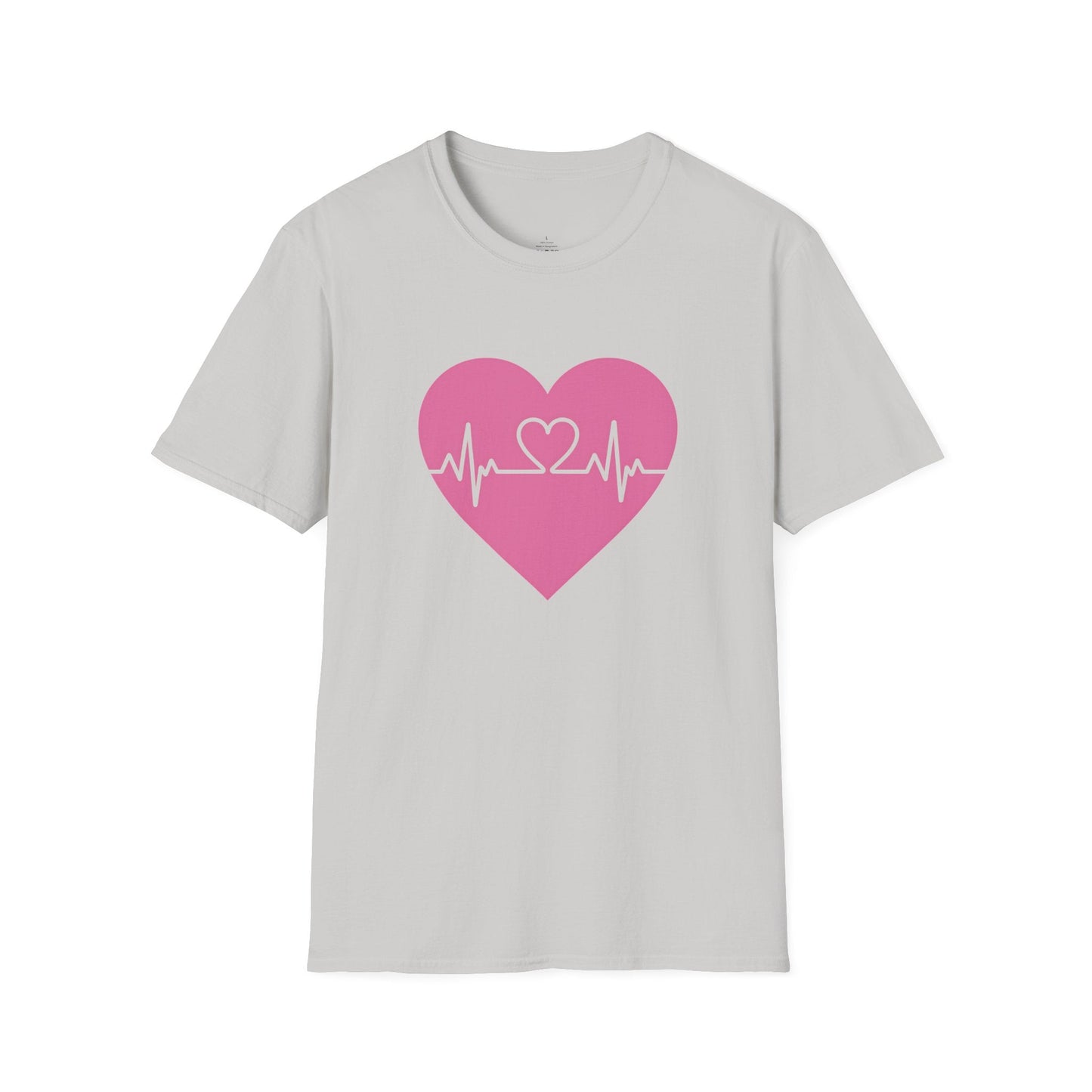 Heartbeat Love Valentine Shirt | Heart Pulse Graphic Tee