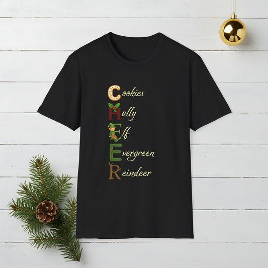 Cheer T-Shirt — Holiday Cheer Graphic Tee