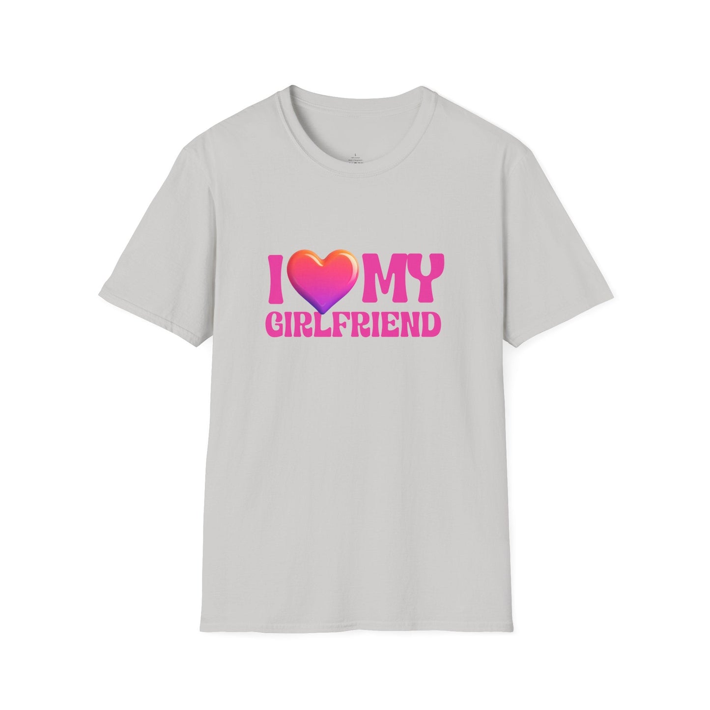 I Love My Girlfriend Valentine Shirt | Cute Heart Graphic Tee