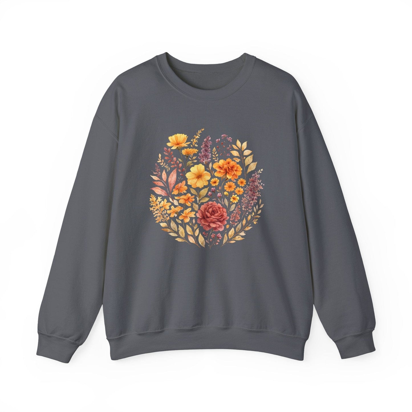 Soft Spring Floral Bouquet Shirt | Watercolor Wildflower Sweatshirt