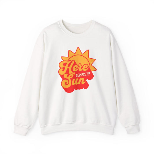 Here Comes the Sun – Retro Sunshine Sweatshirt