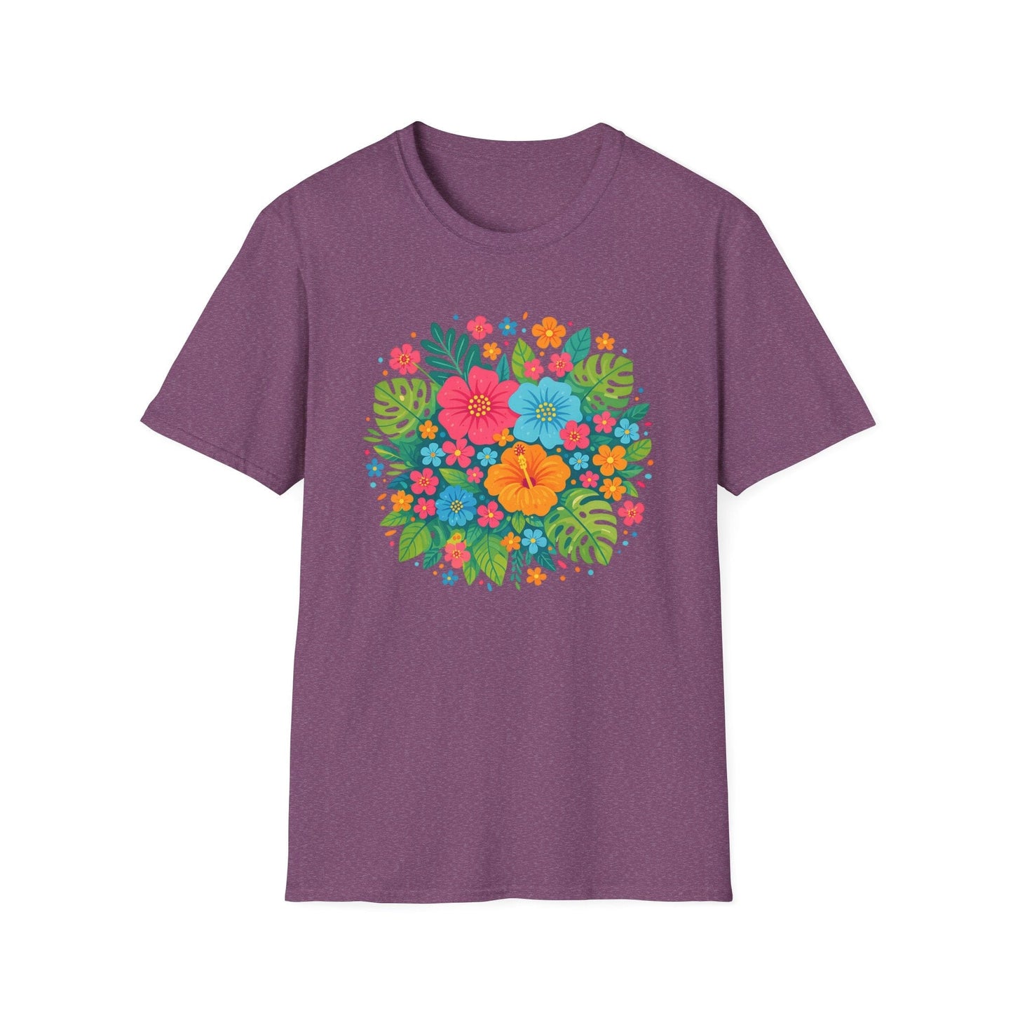 Tropical Bloom Floral Shirt | Bright Botanical Spring Design