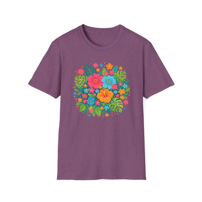 Tropical Bloom Floral Shirt | Bright Botanical Spring Design