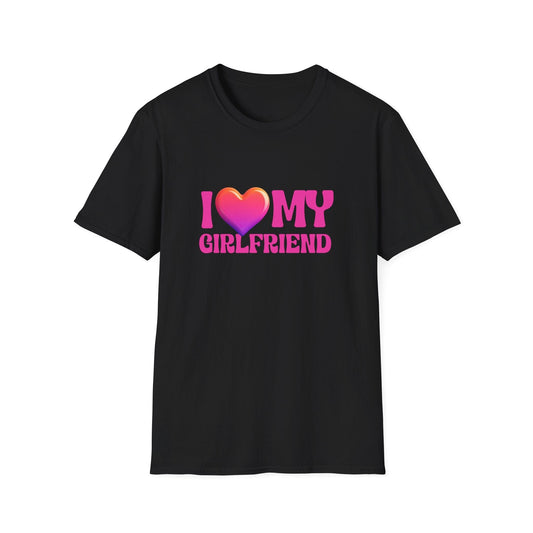 I Love My Girlfriend Valentine Shirt | Cute Heart Graphic Tee