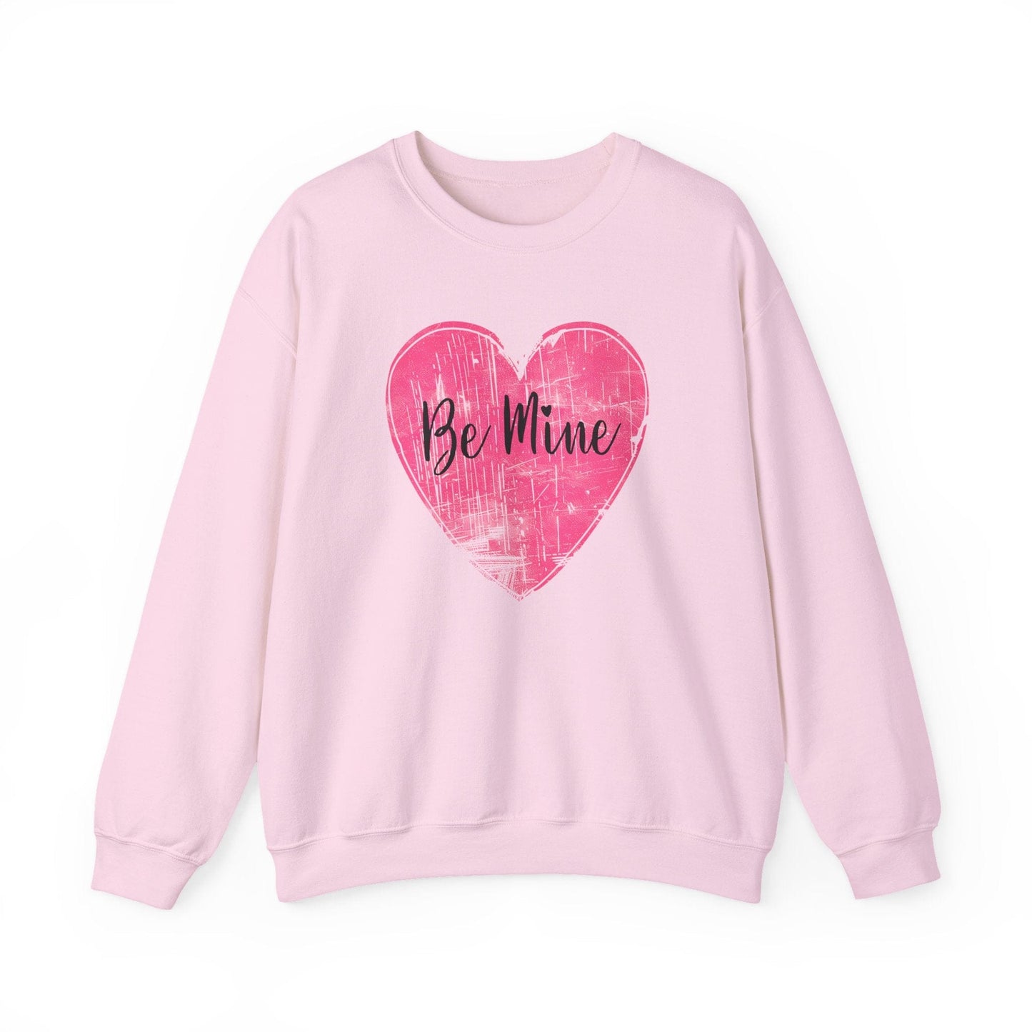 Be Mine Pink Heart Valentine Shirt | Vintage Love Graphic Sweatshirt