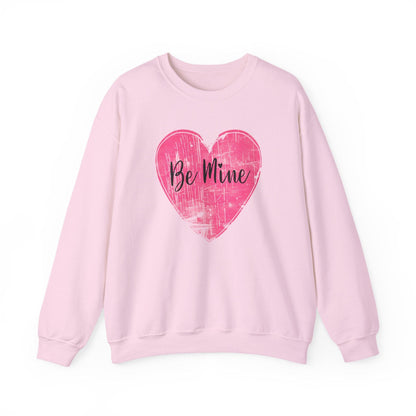 Be Mine Pink Heart Valentine Shirt | Vintage Love Graphic Sweatshirt