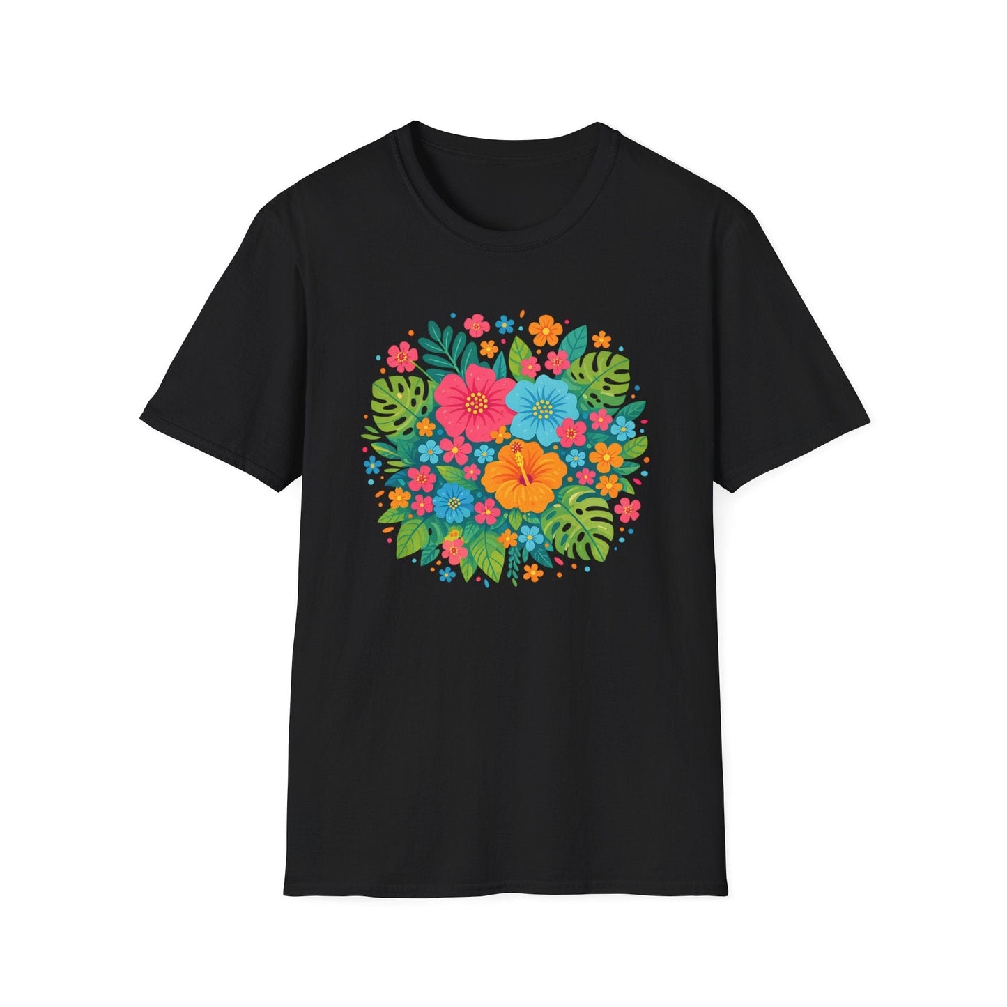 Tropical Bloom Floral Shirt | Bright Botanical Spring Design