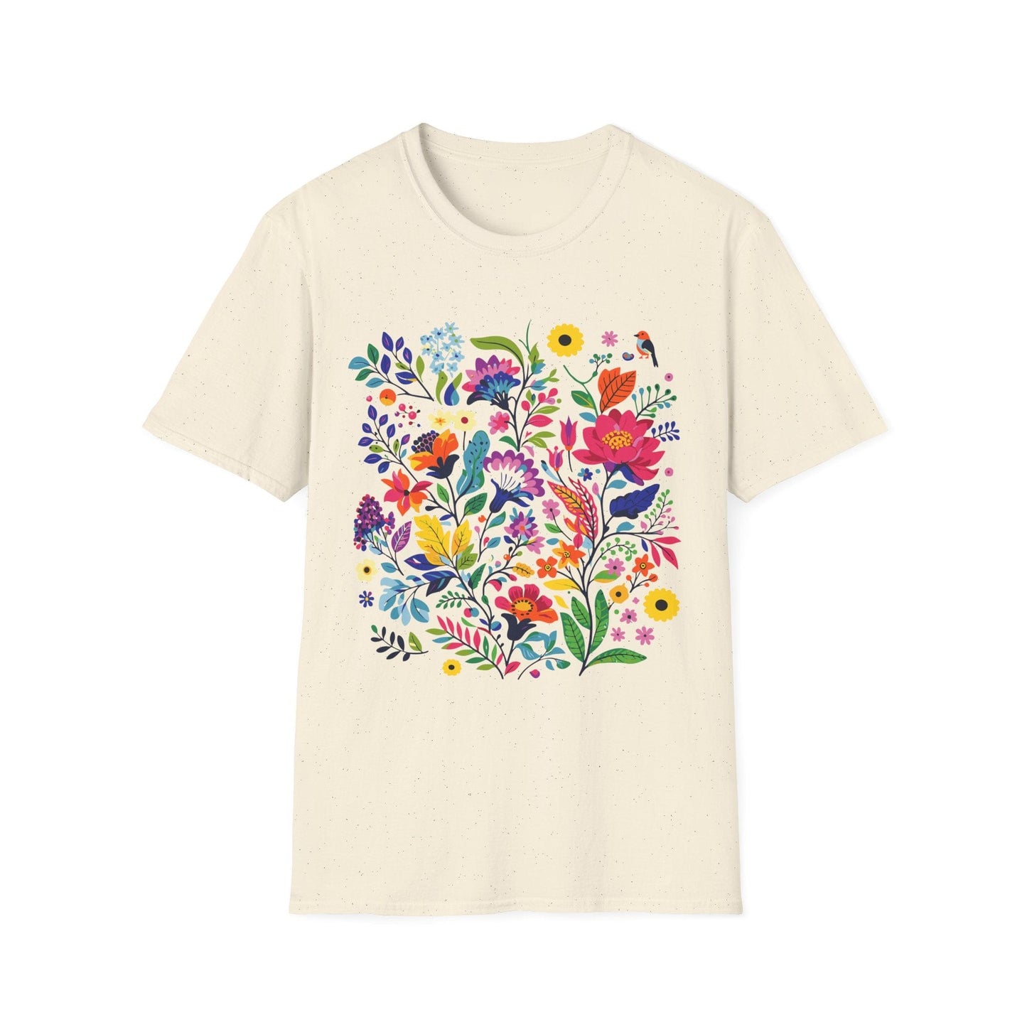 Bloom & Bright Spring Floral Shirt | Colorful Botanical Graphic Tee