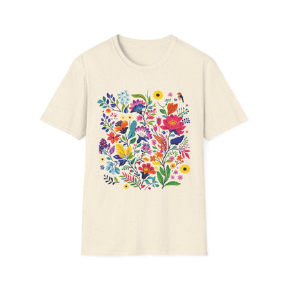 Bloom & Bright Spring Floral Shirt | Colorful Botanical Graphic Tee
