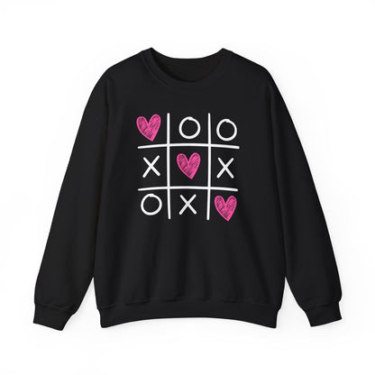 Tic Tac Love Valentine Shirt | XOXO Heart Game Sweatshirt
