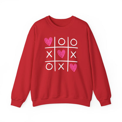 Tic Tac Love Valentine Shirt | XOXO Heart Game Sweatshirt