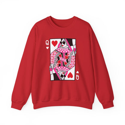 Queen of Hearts Valentine Shirt | Stylish Valentine Sweatshirt