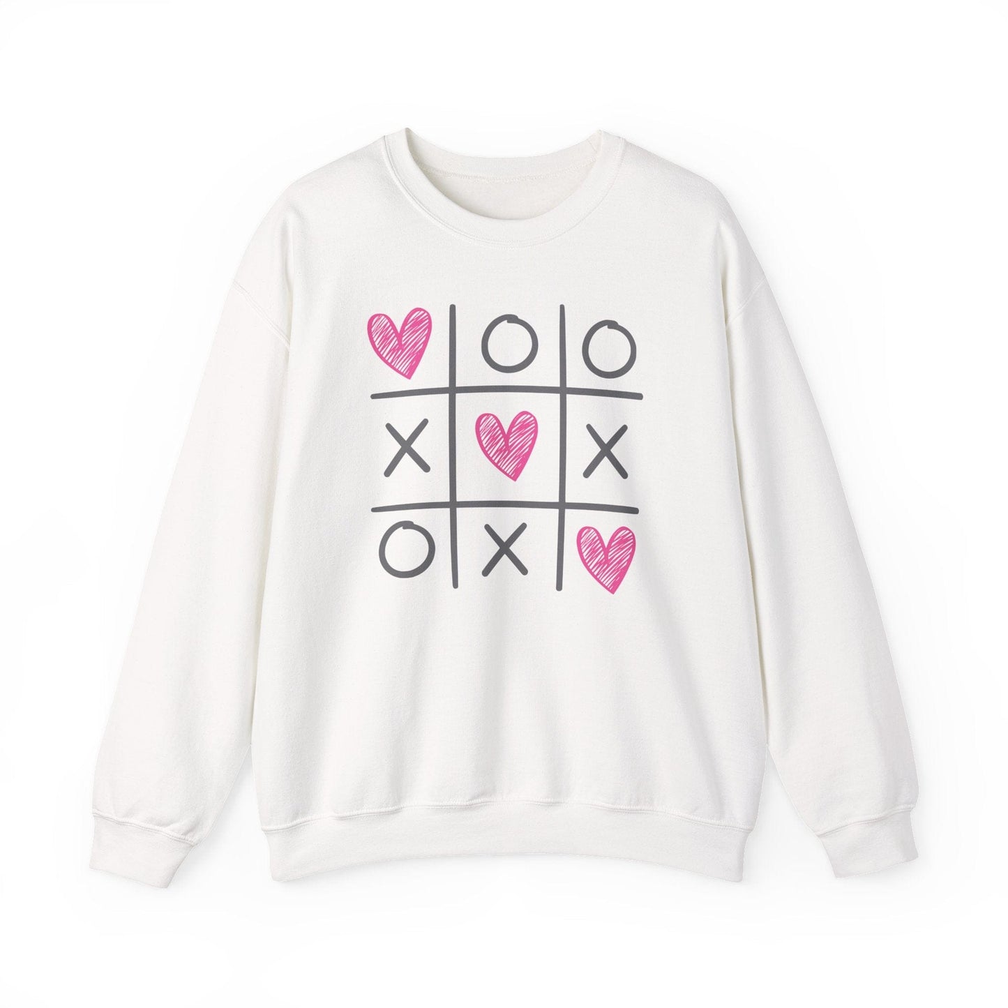 Tic Tac Love Valentine Shirt | XOXO Heart Game Sweatshirt
