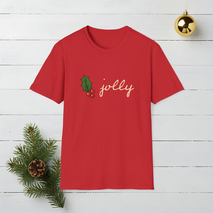 Holly Jolly T-Shirt — Holly Jolly Holiday Graphic Tee