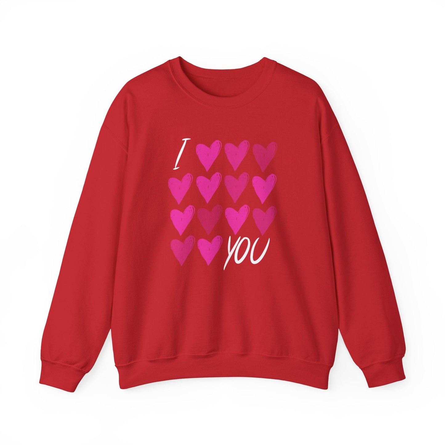 I Love, Love, Love You Hearts Shirt | Valentine Graphic Sweatshirt