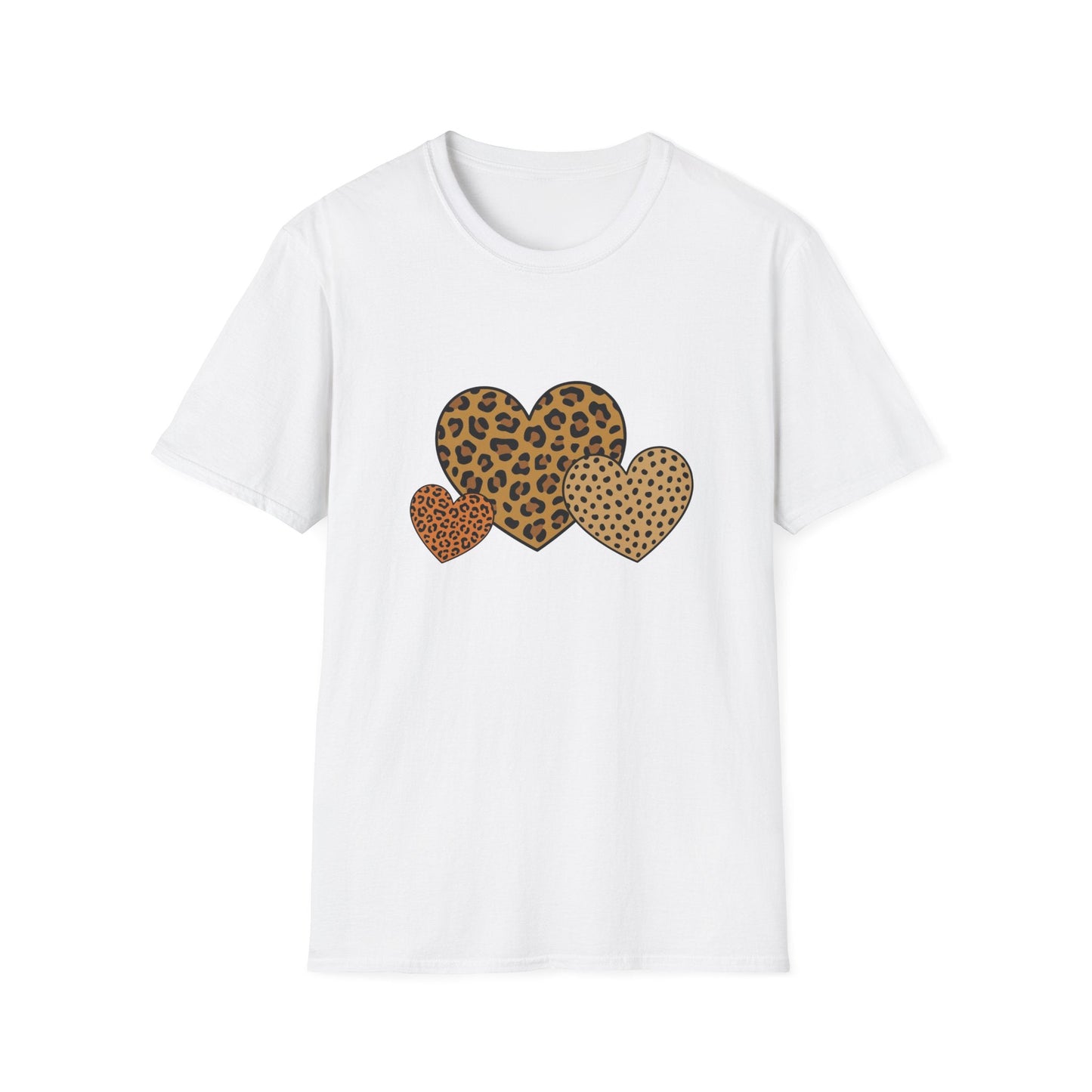 Leopard Heart Valentine Shirt | Trendy Animal Print Valentine Tee