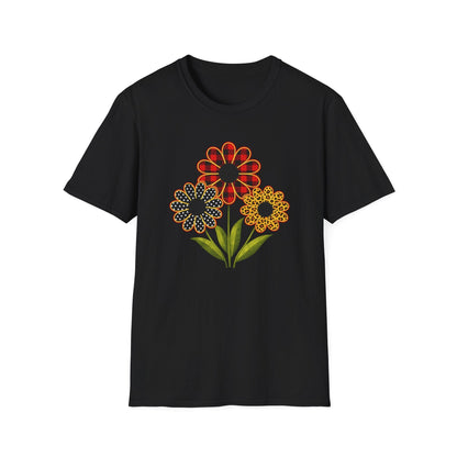 Patterned Floral Trio Shirt | Buffalo Plaid, Polka Dot & Leopard Spring Design