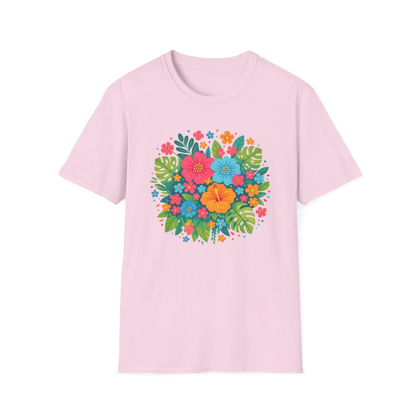 Tropical Bloom Floral Shirt | Bright Botanical Spring Design