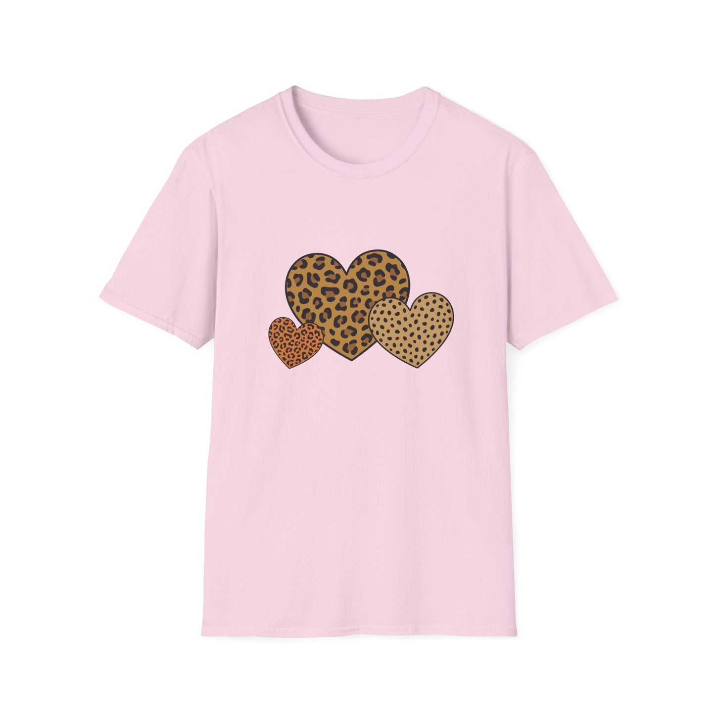 Leopard Heart Valentine Shirt | Trendy Animal Print Valentine Tee