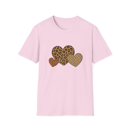Leopard Heart Valentine Shirt | Trendy Animal Print Valentine Tee