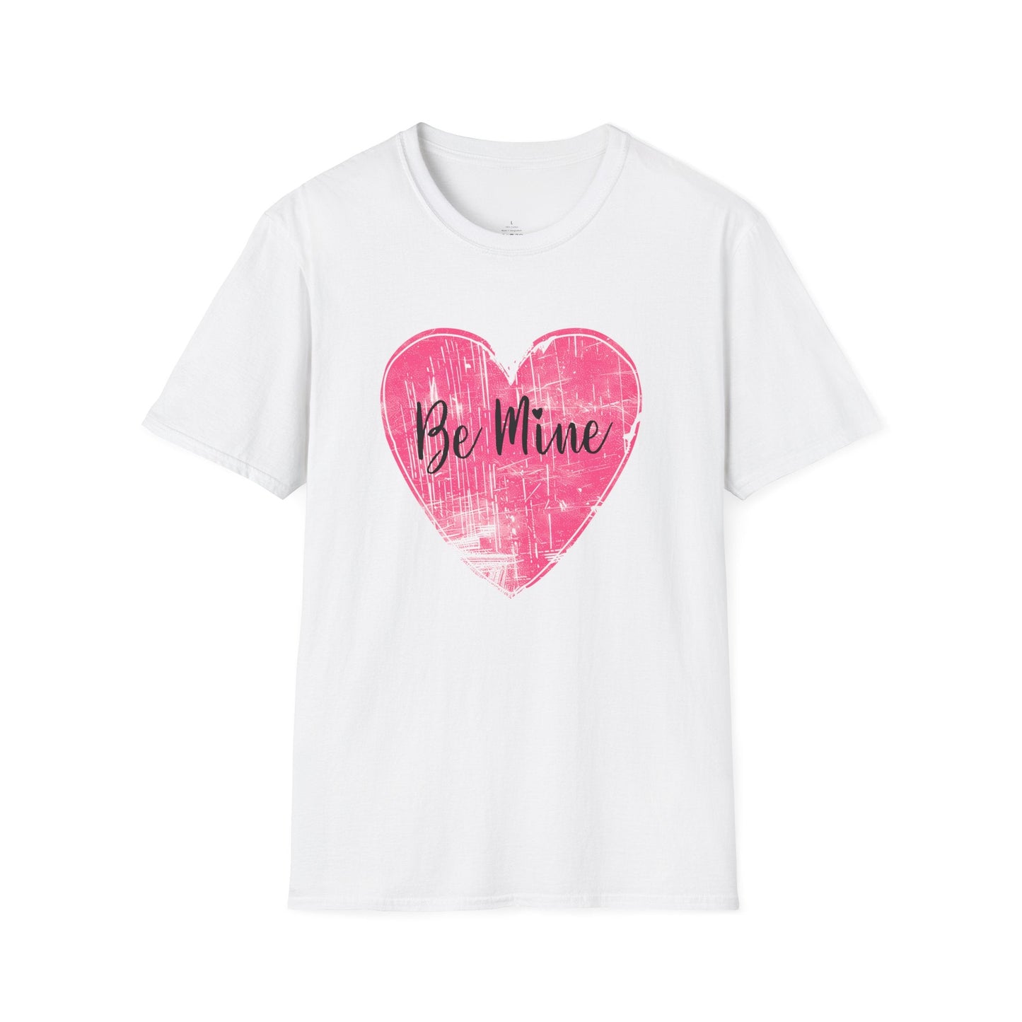 Be Mine Pink Heart Valentine Shirt | Vintage Love Graphic Tee