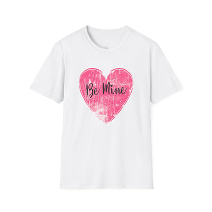 Be Mine Pink Heart Valentine Shirt | Vintage Love Graphic Tee