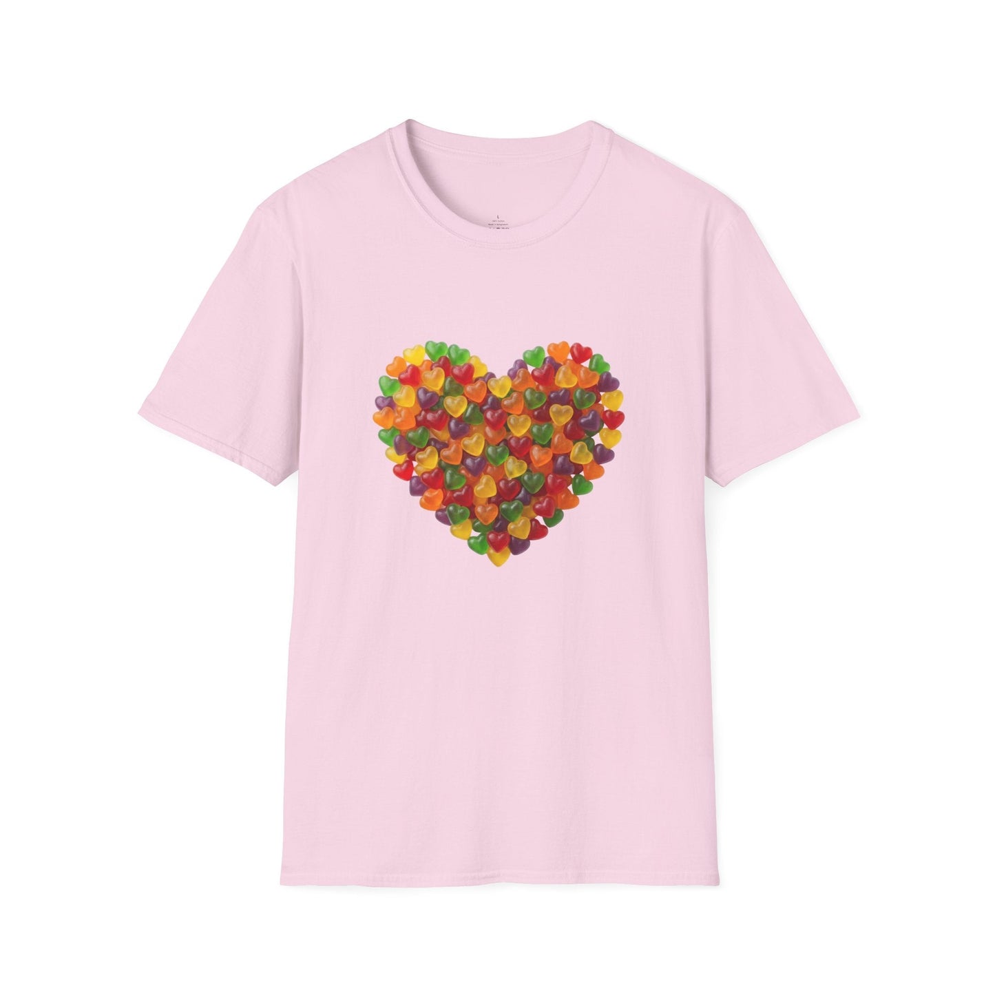 Candy Heart Love Shirt | Colorful Gummy Heart Valentine Tee