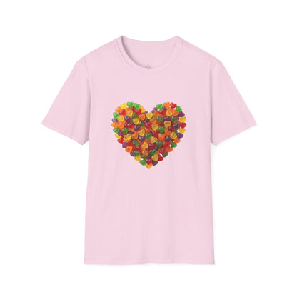 Candy Heart Love Shirt | Colorful Gummy Heart Valentine Tee