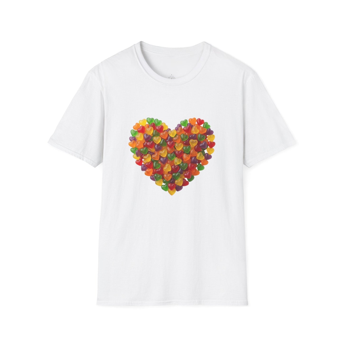 Candy Heart Love Shirt | Colorful Gummy Heart Valentine Tee
