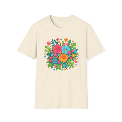 Tropical Bloom Floral Shirt | Bright Botanical Spring Design