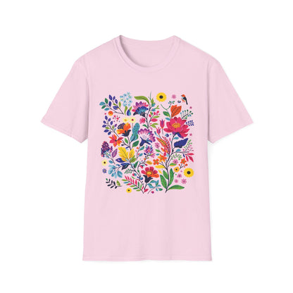 Bloom & Bright Spring Floral Shirt | Colorful Botanical Graphic Tee