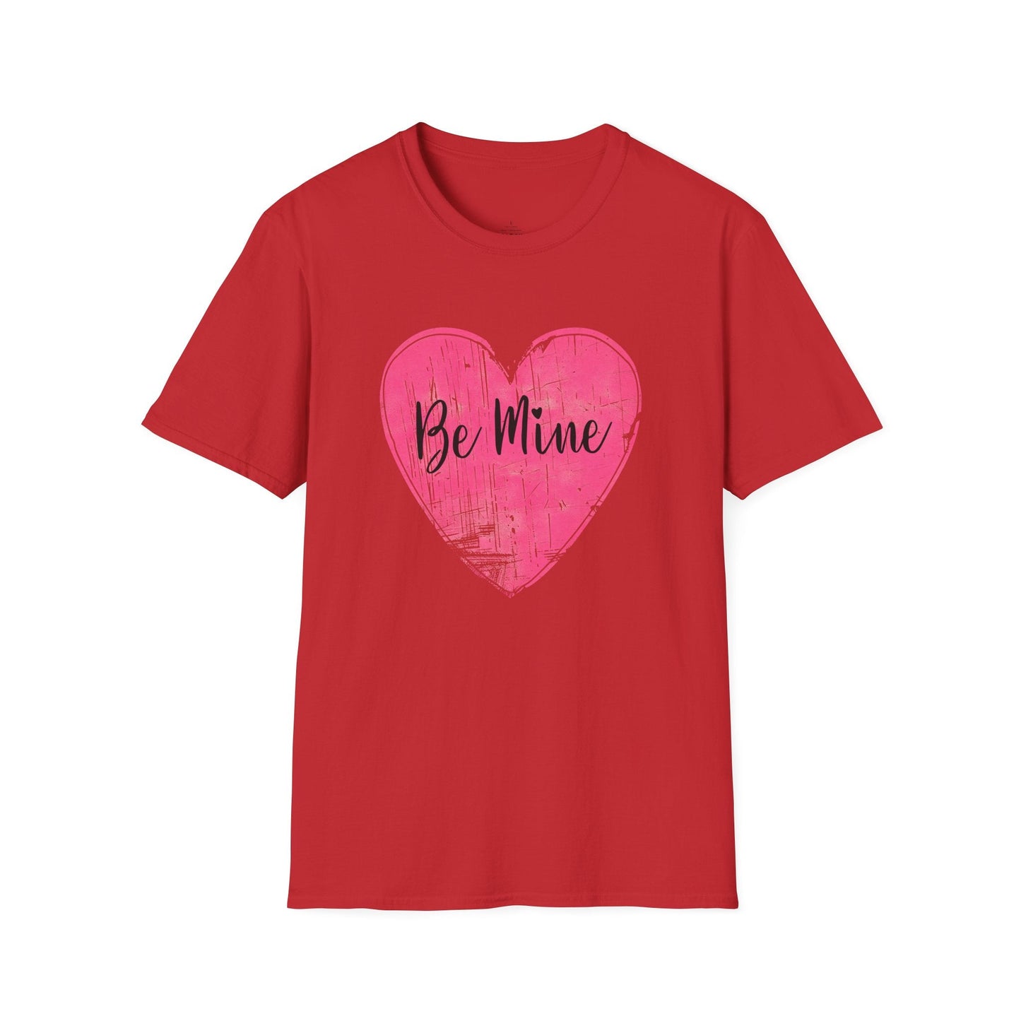 Be Mine Pink Heart Valentine Shirt | Vintage Love Graphic Tee