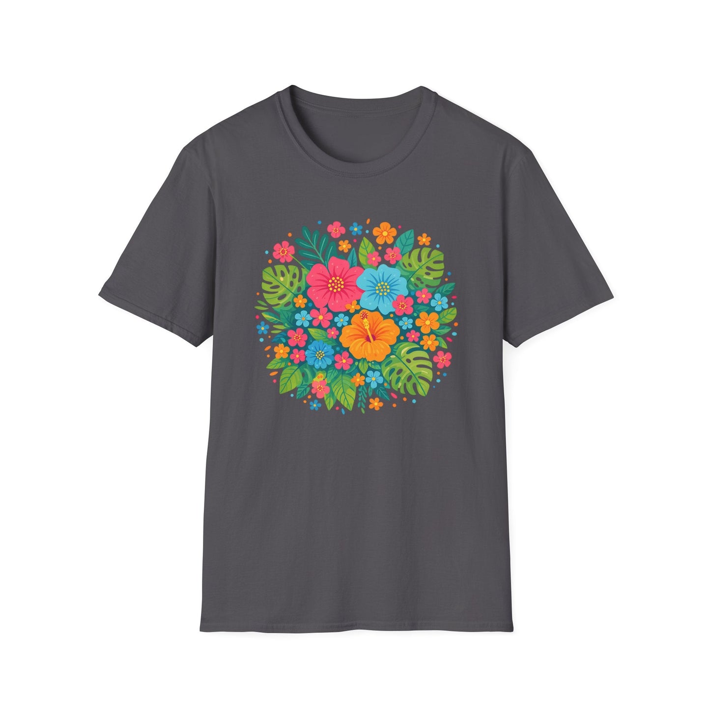 Tropical Bloom Floral Shirt | Bright Botanical Spring Design
