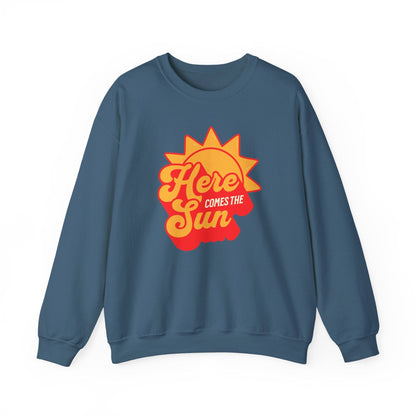 Here Comes the Sun – Retro Sunshine Sweatshirt