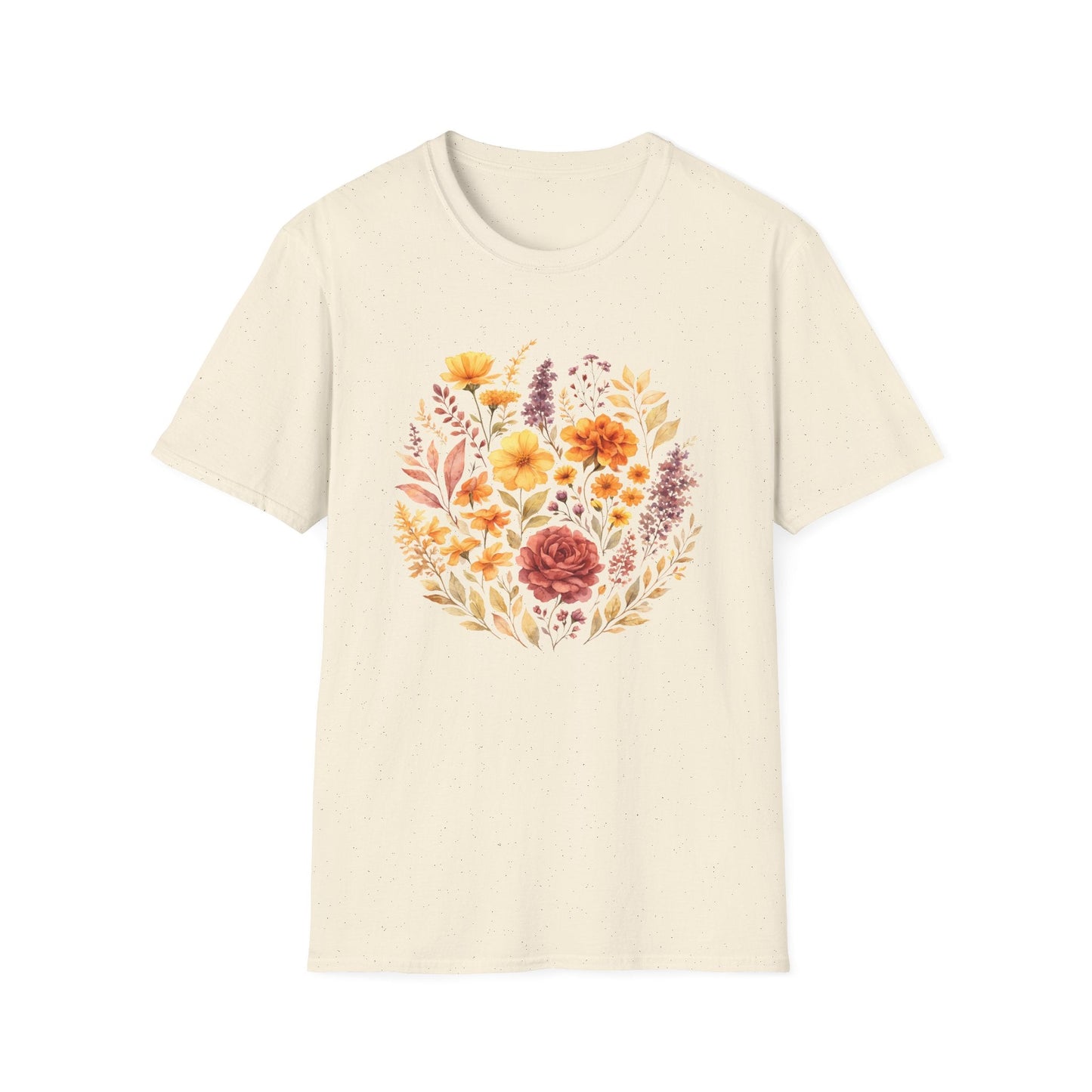 Soft Spring Floral Bouquet Shirt | Watercolor Wildflower Graphic Tee