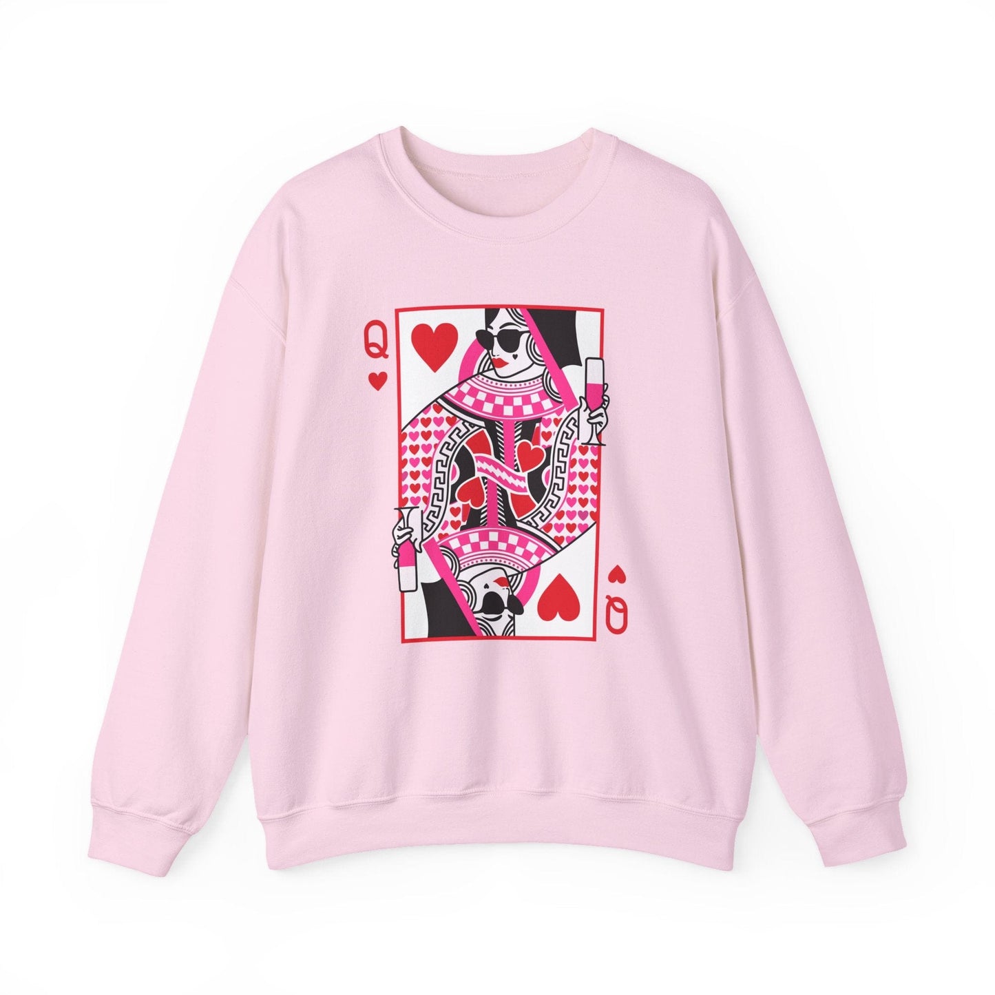 Queen of Hearts Valentine Shirt | Stylish Valentine Sweatshirt