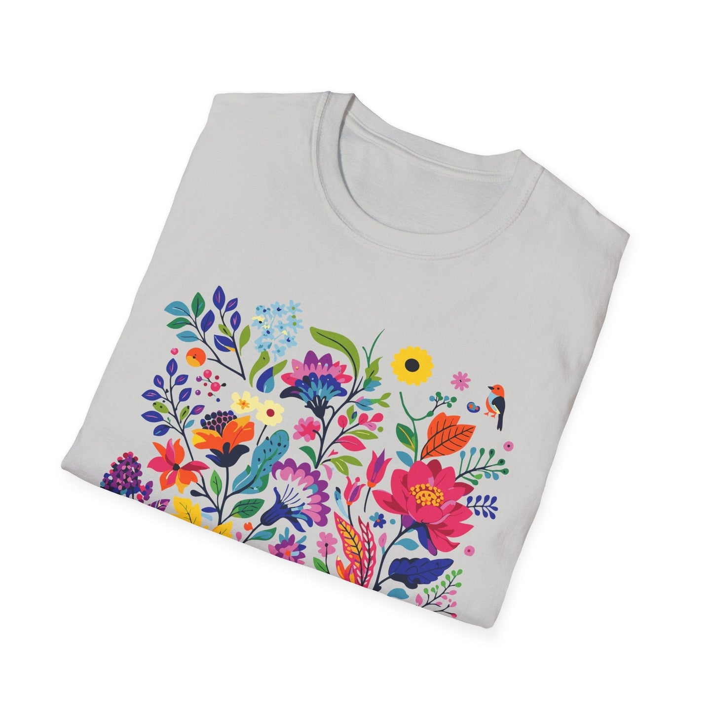 Bloom & Bright Spring Floral Shirt | Colorful Botanical Graphic Tee