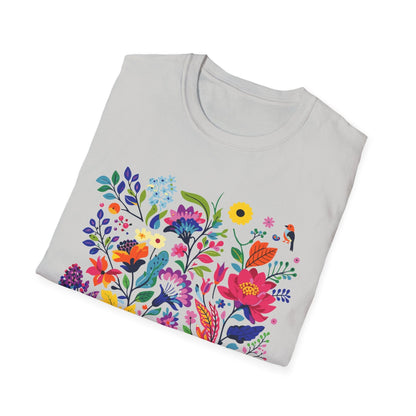 Bloom & Bright Spring Floral Shirt | Colorful Botanical Graphic Tee