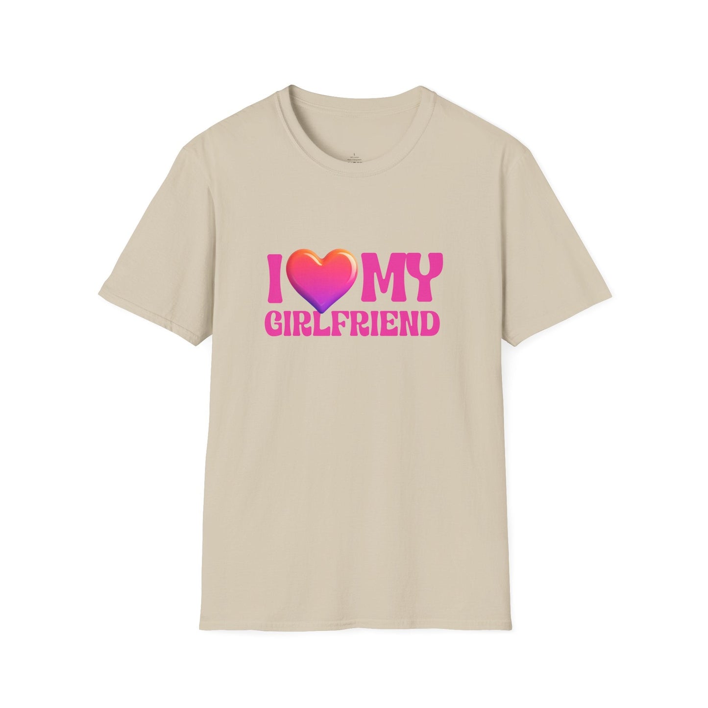 I Love My Girlfriend Valentine Shirt | Cute Heart Graphic Tee