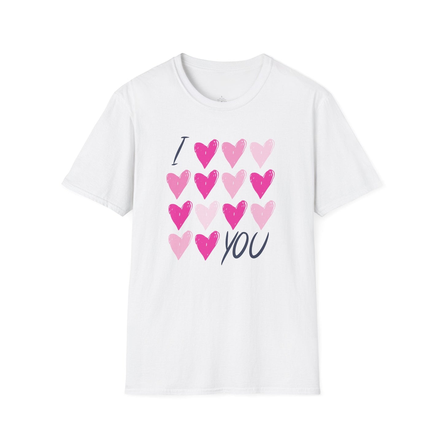 I Love, Love, Love You Hearts Shirt | Valentine Graphic Tee