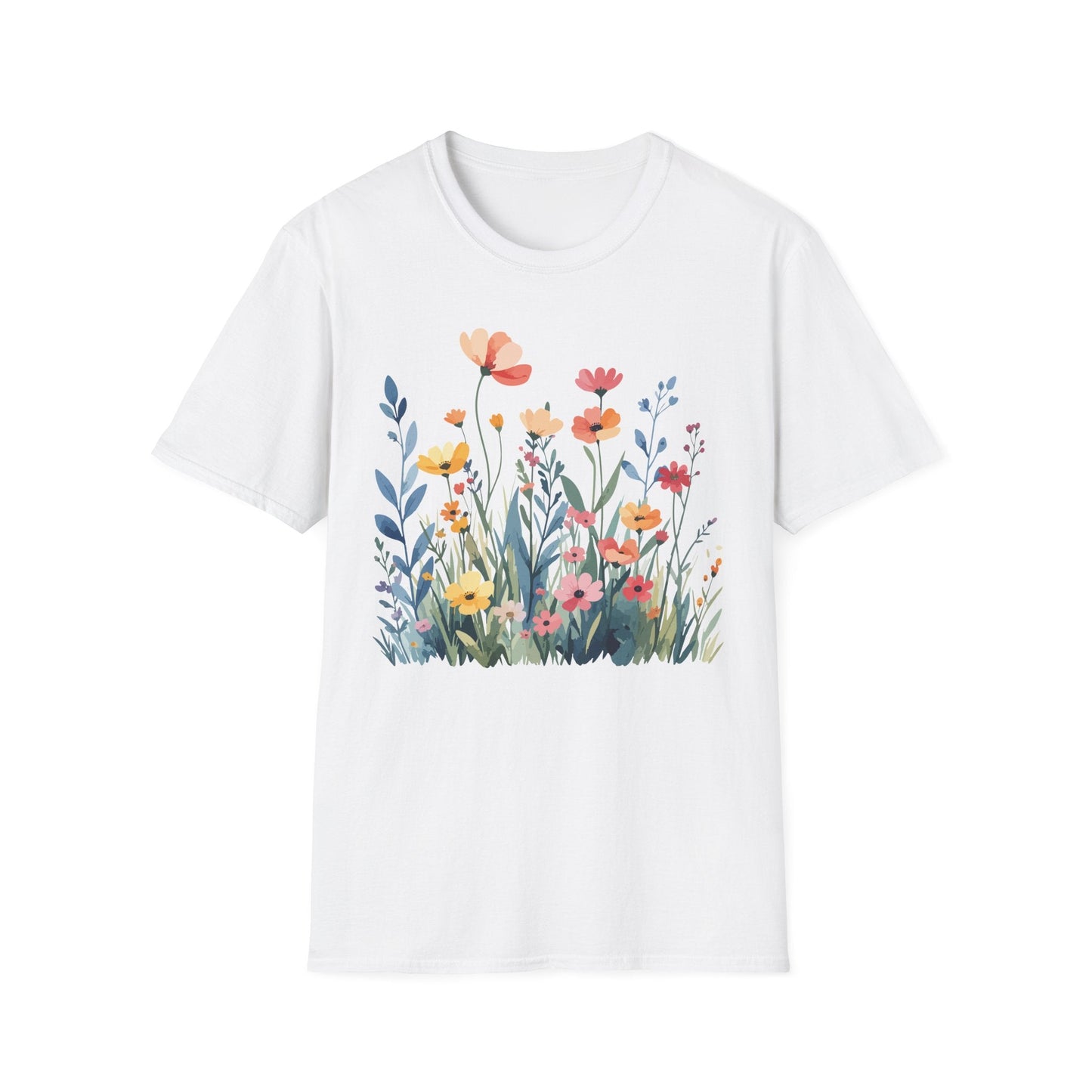 Wildflower Meadow t-shirt | Soft Spring Floral Design