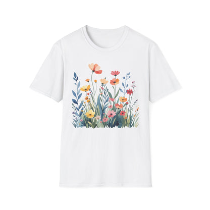 Wildflower Meadow t-shirt | Soft Spring Floral Design