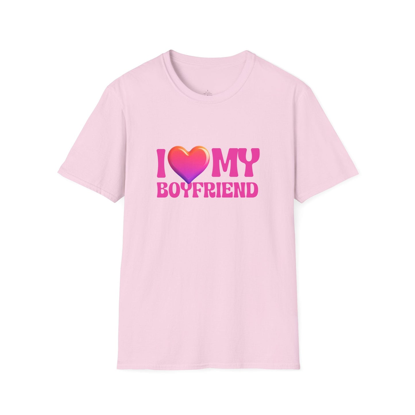 I Love My Boyfriend Valentine Shirt | Cute Heart Graphic Tee