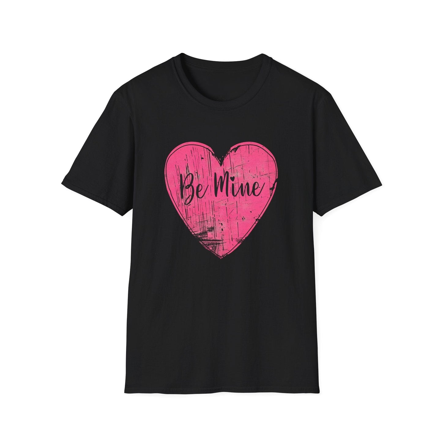 Be Mine Pink Heart Valentine Shirt | Vintage Love Graphic Tee