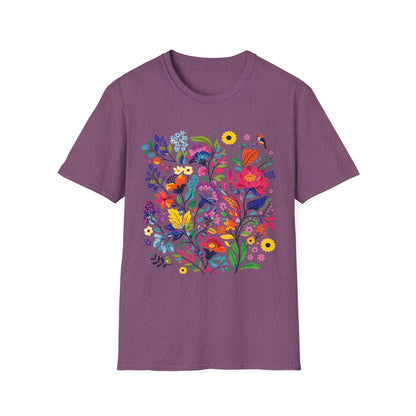 Bloom & Bright Spring Floral Shirt | Colorful Botanical Graphic Tee